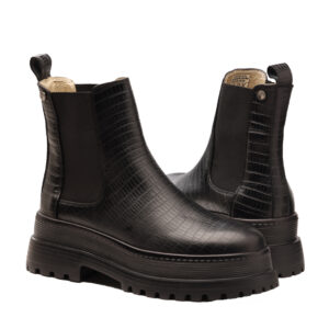 Bota Negra Resorte 6156