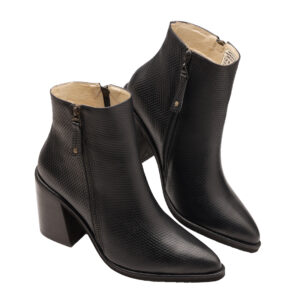 Botin Negro Cremallera 6217